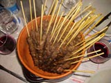 Arrosticino abruzzese tradizionale